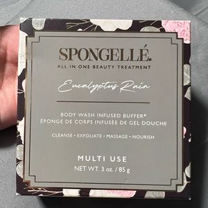NWT Spongelle’ eucalyptus rain. Body wash infused buffer.